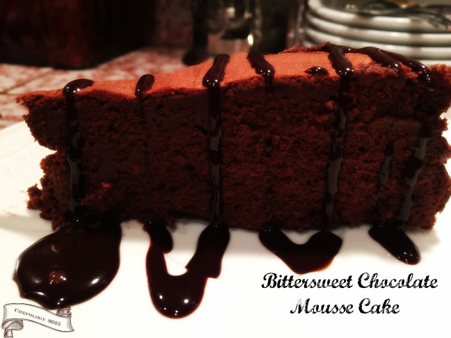 Bittersweet Chocolate Mousse Cake